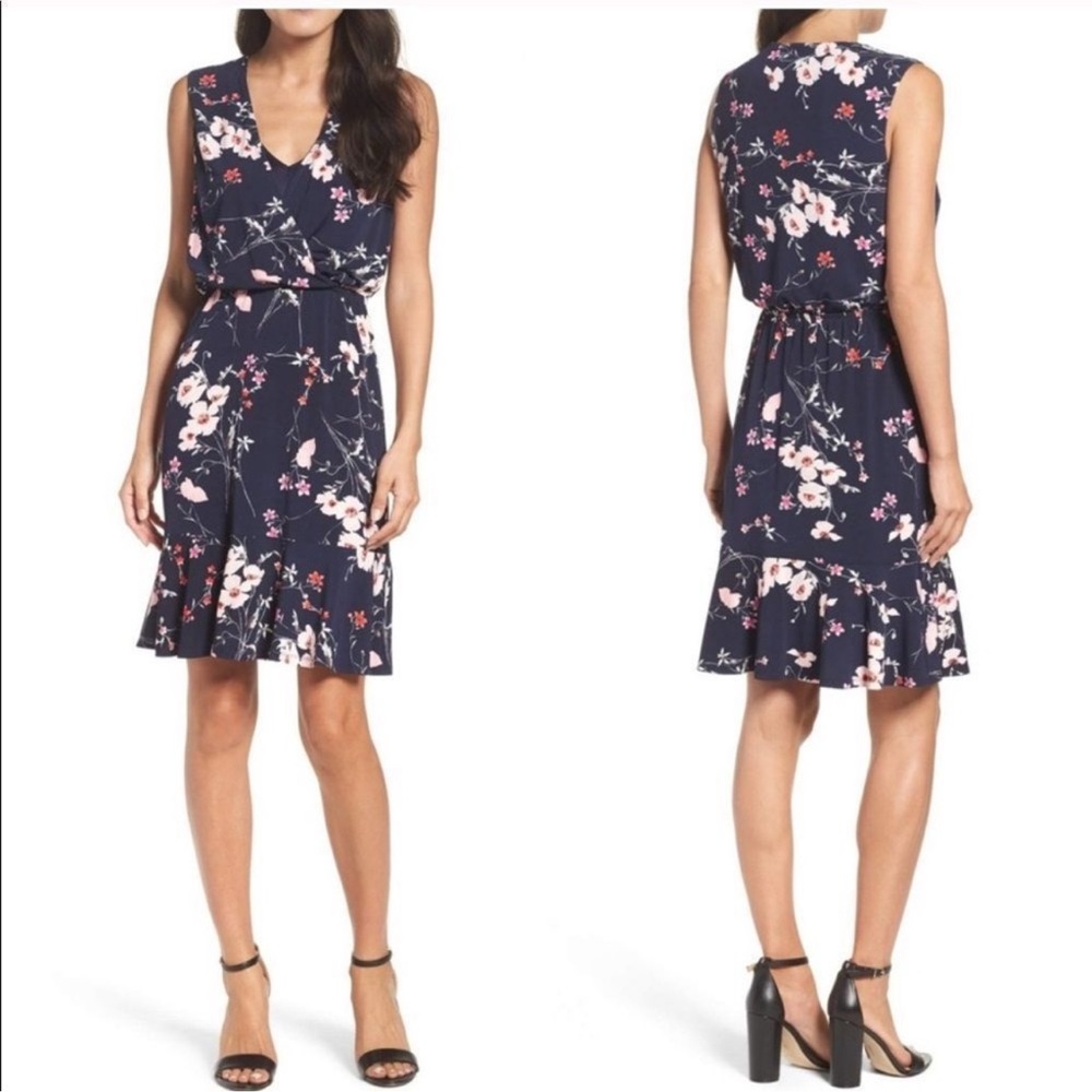 ELIZA J Floral Print Mini Dress. Size 0P